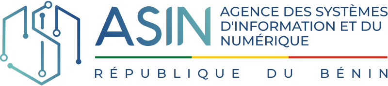 Logo ASIN, Agence des Systèmes d'Information et du Numérique (Bénin)